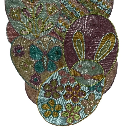 Pier 1 beaded Easter table runner - Picture 8 of 9